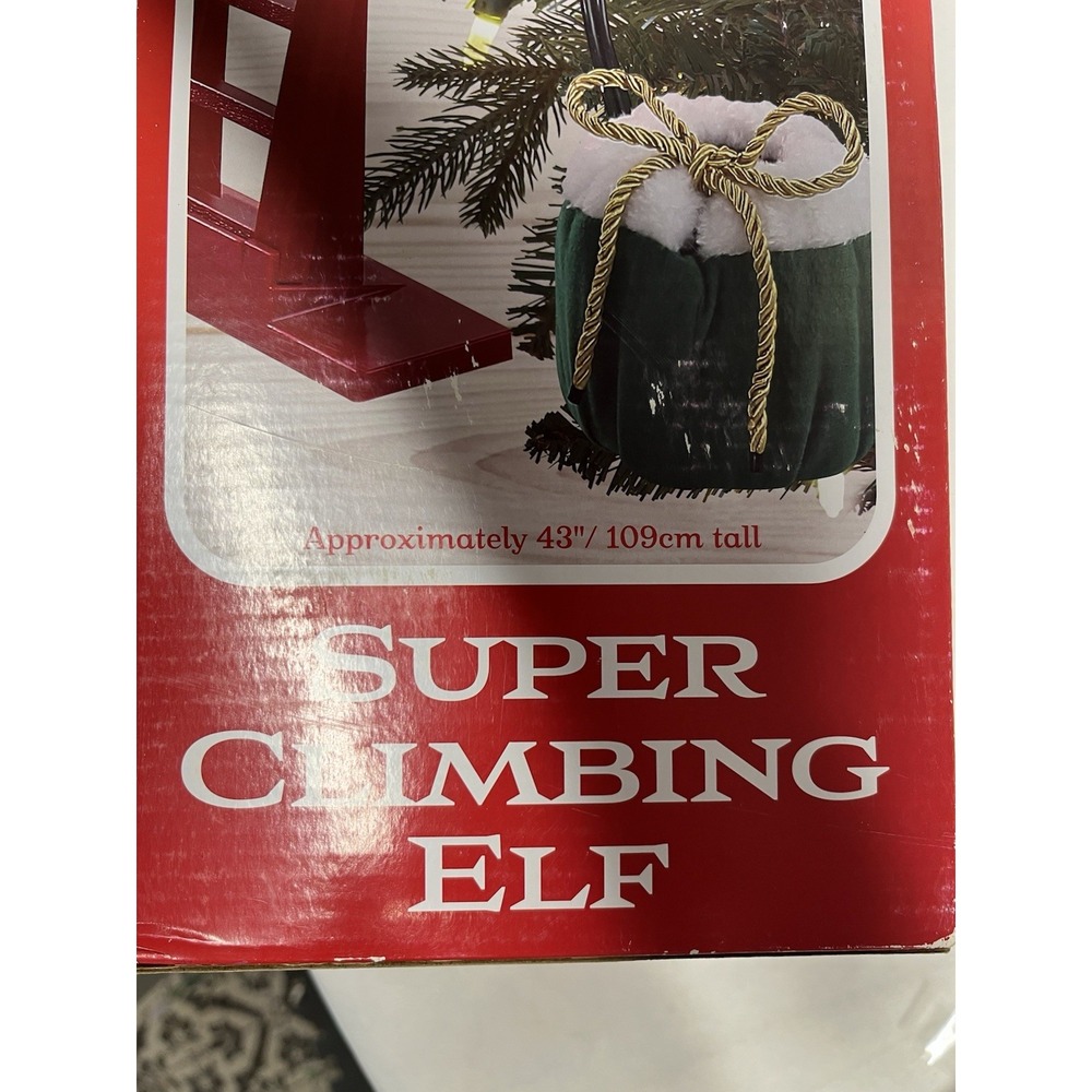 ELF Mr. Christmas 43" Animated Super Climbing Lights Songs Working Retail $110 - Picture 9 of 11